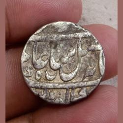 BENGAL PRESIDENCY Silver Rupee HAND STRUCK Coin Dated RY-15 MURSHIBAD MINT ***SCARE*** Collectable Grade.