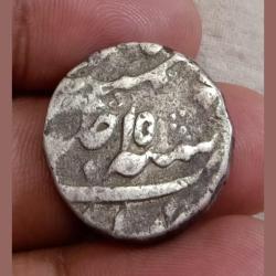 Alternative view of BENGAL PRESIDENCY Silver Rupee HAND STRUCK Coin Dated RY-15 MURSHIBAD MINT ***SCARE*** Collectable Grade.