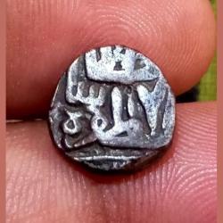 Alternative view of Indian Princely State KUTCH Silver 1/2 KORI **VERY RARE** High Collectable Grade.