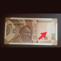 Ten RS Spread in Watermark Gem Note UNC Condition Sku 99