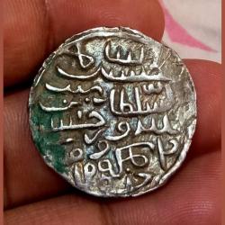 Alternative view of BENGAL SULTANATE Silver Tanka HUSSAIN SHAH Mint- KHAJANA **RARE** High Collectable Grade.