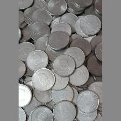 Alternative view of 5 Rupees ,Birth Centenary of Lal Bahadur Shastri 1904=2004 steel commevrative coin (10 pcs Lott)