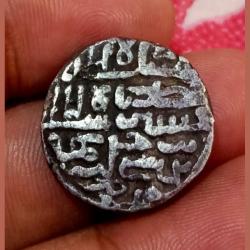 Alternative view of BENGAL SULTANATE Silver Tanka NUSRAT SHAH Mint-KHAZANA **RARE** Collectable Grade.