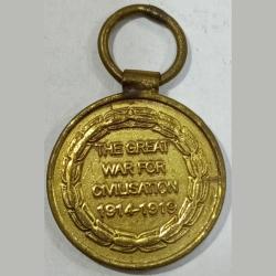 World War Miniture Medal 1914-1919 Brass Medal Small Medal