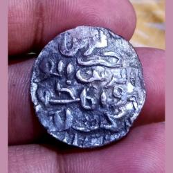 Alternative view of BENGAL SULTANATE Silver Tanka NASIR AL DIN MUHAMMAD **SCARE** Collectable Grade.