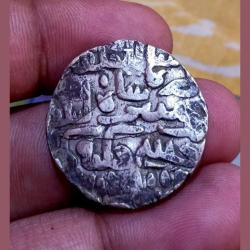 BENGAL SULTANATE Silver Tanka W=10.3 gms NUSRAT SHAH Mint- FATHABAD **SCARE** Collectable Grade.