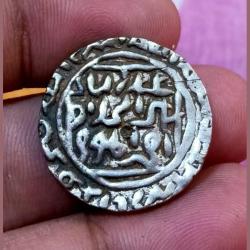BENGAL SULTANATE Silver Tanka W=11 gms SHAMS AL DIN ILYAS, Mint- FIROZABAD **V. SCARE** High Collectable Grade.