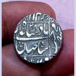 MUGHAL EMPIRE Emperor SHAHJAHAAN Silver Rupee Dated RY-24 in Collectable Grade.