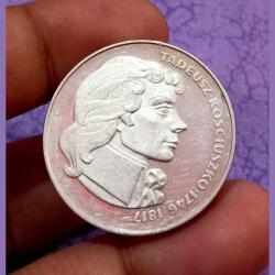 Alternative view of POLAND Silver 100 ZTOTYCH Weight 16.50 Grams Diameter 32mm Year 1976 **RARE** Broken UNC SET Coinage. Uncirculated.