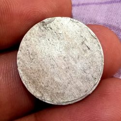 Alternative view of 5 Rupees Cu/Ni SPLIT PLANCHET UNIFACE Error **RARE** Collectable Grade.