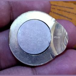 Alternative view of 10 Rupees New Issue Massive OFF CENTER Error in UNC Grade.