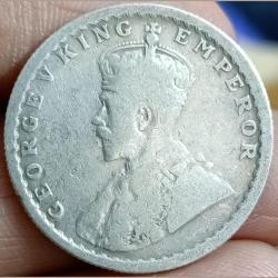 Alternative view of 1923, George fifth ,Half Rupees., British india full silver coin 🪙 (#sku5698)