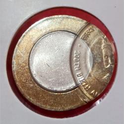 Alternative view of 10 Rupees COMMEMORATIVE Issue on "TATYA TOPE" Set 2 Major Error Coins OFF CENTER "INDIA and BHARAT" Pair **EX-RARE** UNC Conditions.