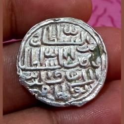 Alternative view of BENGAL SULTANATE Silver Tanka NASIR AL DIN NUSRAT SHAH Dated (AH 925-938, 1519-1531 AD), DAR AL-DARB Mint **RARE** High Collectable Grade.