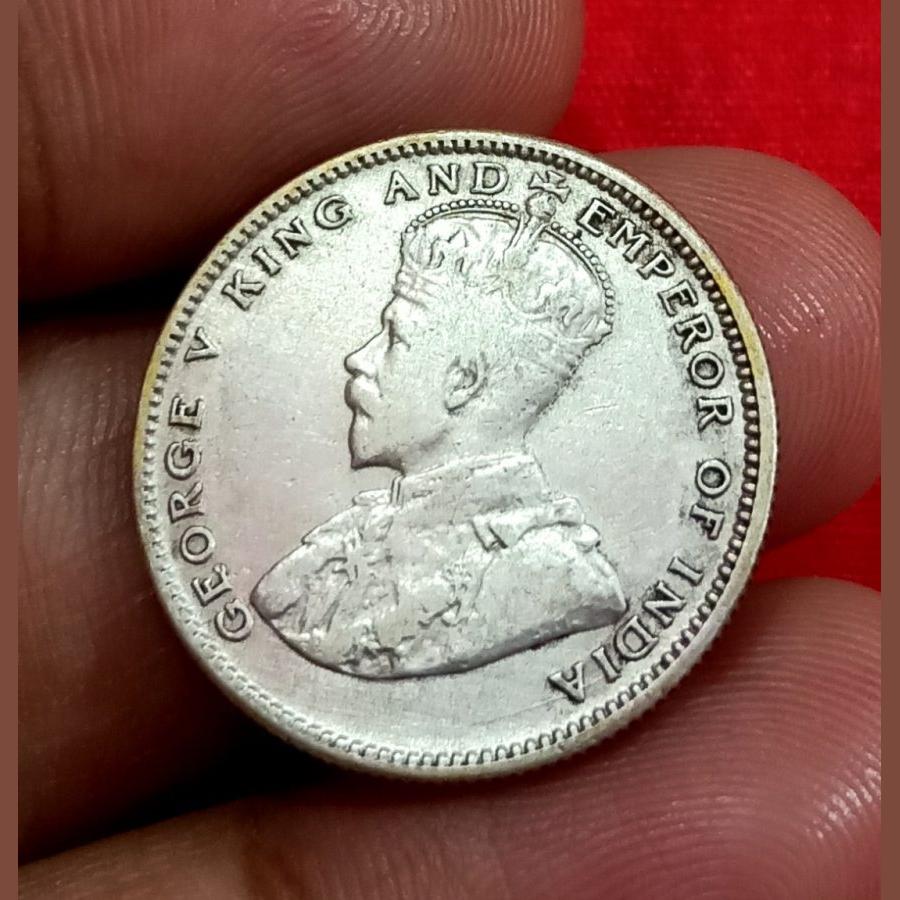STRAITS SETTLEMENTS Silver 20 CENTS Year 1926 King GEORGE-V **VERY SCARE** High Collectable Grade. - Image 2