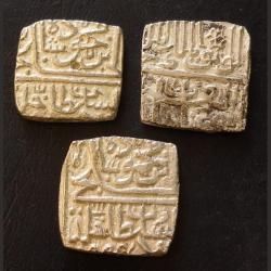 Princely state of India Malwa State Saltnut Square Shape Half a Rupee Weight 5.5 grams