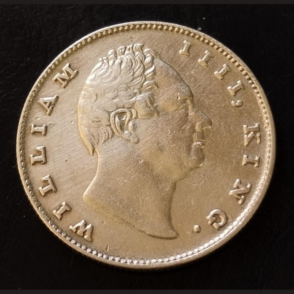 1835 RARE KING 👑 WILLIAM. EAST INDIA COMPANY EXCELLENT CONDITION. As IMAGES - Image 2