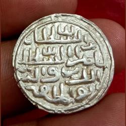 BENGAL SULTANATE Silver Tanka NUSRAT SHAH Dated 93 DAR-UL-DAR Mint RARE High Grade.
