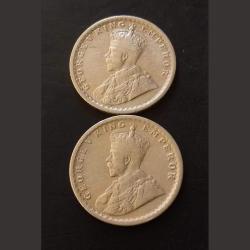 1/2₹ Half Ruppee 1927&1930 Rare King George V