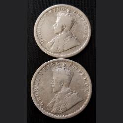 1912 & 1914 half ruppes scare date