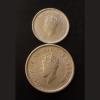 1939 rare 2 piece s 1/2₹&1/4₹