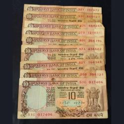 Picock 2 ruppes 10 pieces 10 mix condition