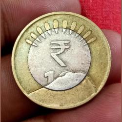 10 Rupees Previous Issues MASSIVE DIE CUD or EXTRA METAL DEPOSIT Error **RARE** Collectable Grade.