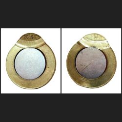 10 Rupees Year 2019 Massive VERTICAL OFF CENTER with MULTIPLE STRIKES Error in UNC Grade.