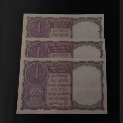 Alternative view of Gem UNC 1951₹1. H.M. PATEL SECRATARY MINISTER OF INDIA