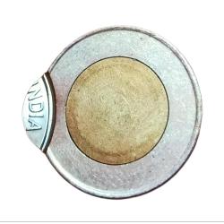 Alternative view of 20 Rupees New Year 2020 MASSIVE OFF CENTER Error Only "INDIA & 2020" Printed **RARE** UNC Grades.