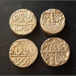 Alternative view of Indian Princely State Avadh State Kuchaman State Ujjain Mint Bundi State