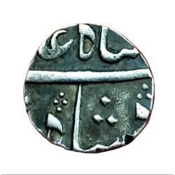 BOMBAY Silver 1/2 Rupee (ND) SURAT Mint MUHAMMAD AKBAR-II **SCARE** High Grade.