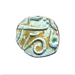 Alternative view of BOMBAY PRESIDENCY Silver 1/5 Rupee Dated RY-9 **RARE** High Grade.