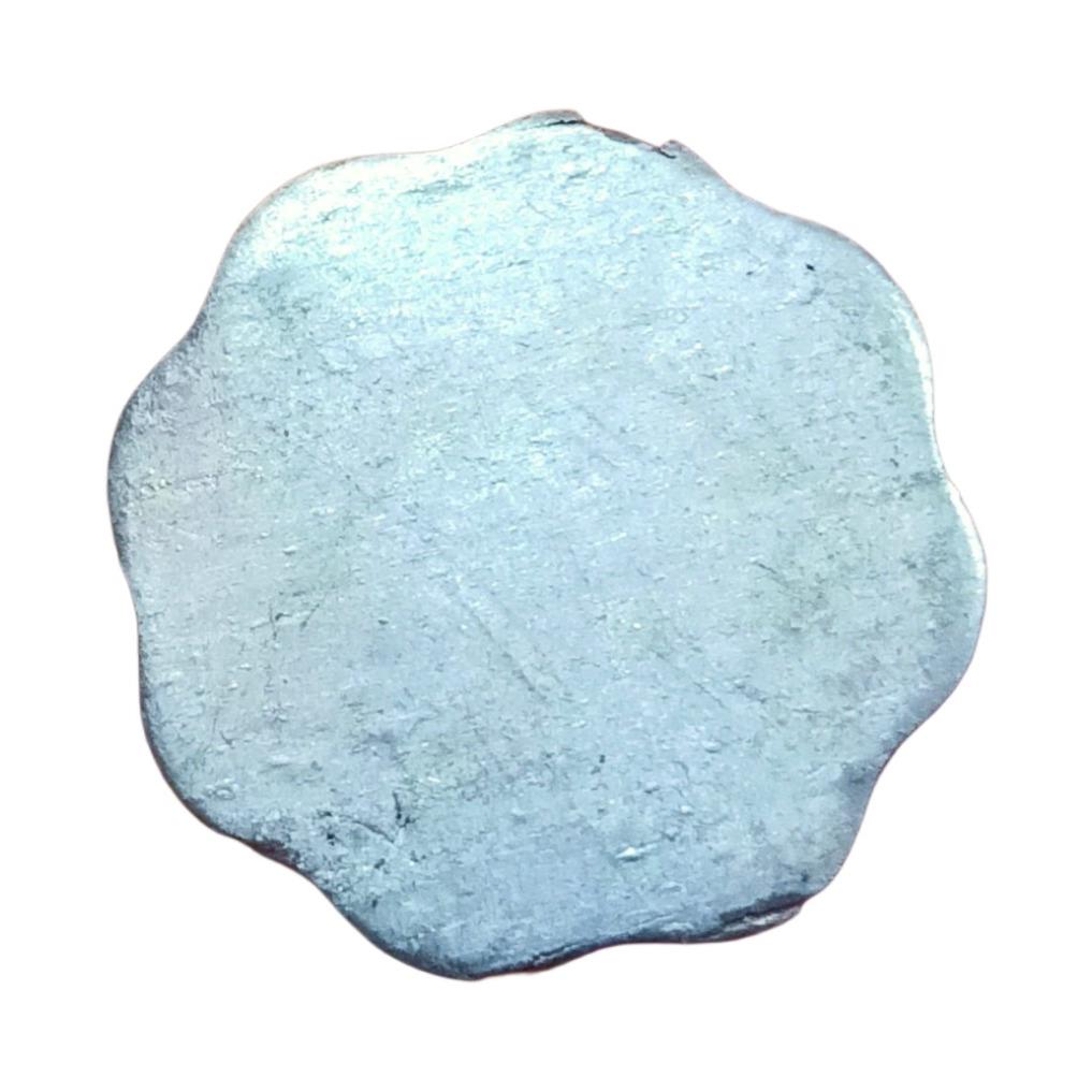 10 Paisa Aluminium Both Sides BLANK with STRUCK THROUGH Error in High Grade. - Image 2