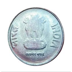 One Rupee Fss Sholay Error Raised Normal Strike Both Sides Same **EX-Rare** UNC Grade.