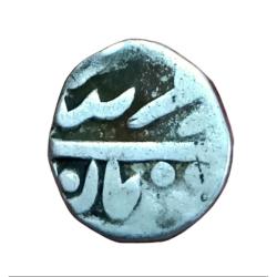 Alternative view of MEWAR STATE Silver 1/2 Rupee **SCARE** Collectable Grade.