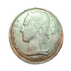 BELGIUM Cu/Ni 5 FRANCS Year 1949 LEOPOLD-III Collectable Grade.