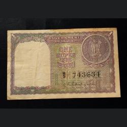 1 Rupees signature kg ambegaonkar 1951 very rare note purple color