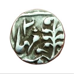 Rare Old One Quarter Rupee In Jaipur Silver Coin Dated Ry-2 V. Scare Collectable Grade