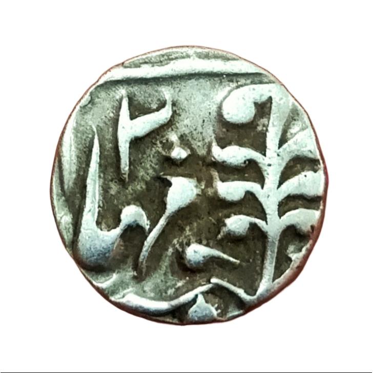 Rare Old One Quarter Rupee In Jaipur Silver Coin Dated Ry-2 V. Scare Collectable Grade