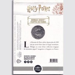 Alternative view of France 10 Euro (Harry Potter Le Prisonnierd' Azkaban) silver proof set foldar pack gem