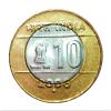 10 Rs CROSS Series Year 2005//2006//2007 NOIDA Mint COMPLETE SET 3 Coins **V. RARE** UNC Grades. - Image 4