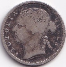Alternative view of 1901 Straits Settlements Ten Cents Victoria Silver Coin #S461