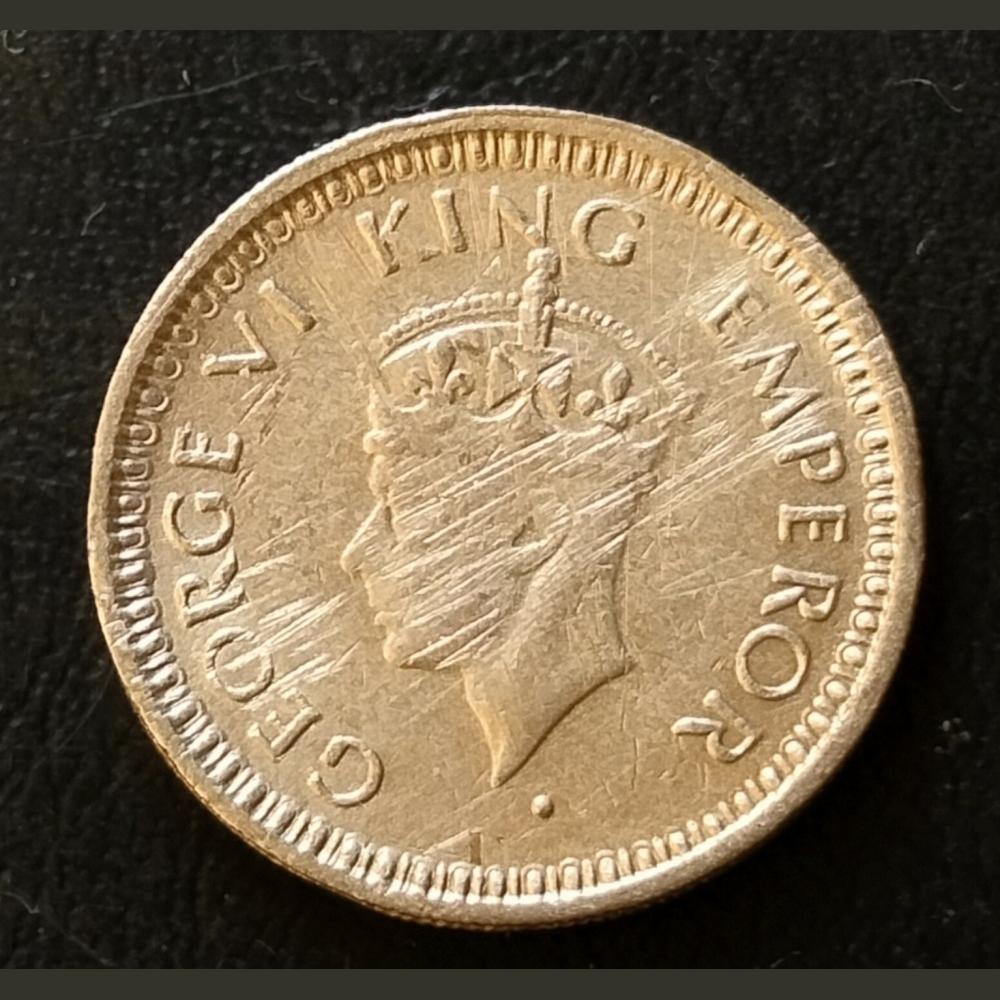 COLLECTION KING👑👑👑 GEORGE Vl 1945 SCARE date. 1 /4 WEIGHT 3 GM Large 5. Variety ORIGINAL GAUA - Image 3
