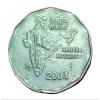 2 Rupees Cu/Ni Year 2004 CALCUTTA Mint with "Satyameva Jayate" Impression GHOSTING Error **RARE** Collectable Grade.