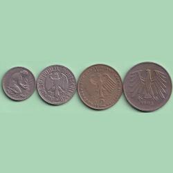 Garman Mark Four Different Denomation 5,2,1,1/2 #S632