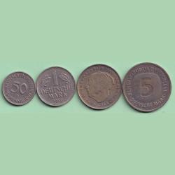 Alternative view of Garman Mark Four Different Denomation 5,2,1,1/2 #S632