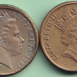 Australia Elizabeth Two Different Viriyty Top Condition Coin #S629