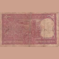 Alternative view of 786 Two Rupees Old Ishu Note Governer (I.J Patel)