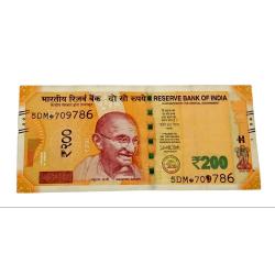 200 Rupees Year 2018 STAR 🌟 REPLACEMENT Ending 786 FANCY Number **RARE** Collectable Grade.